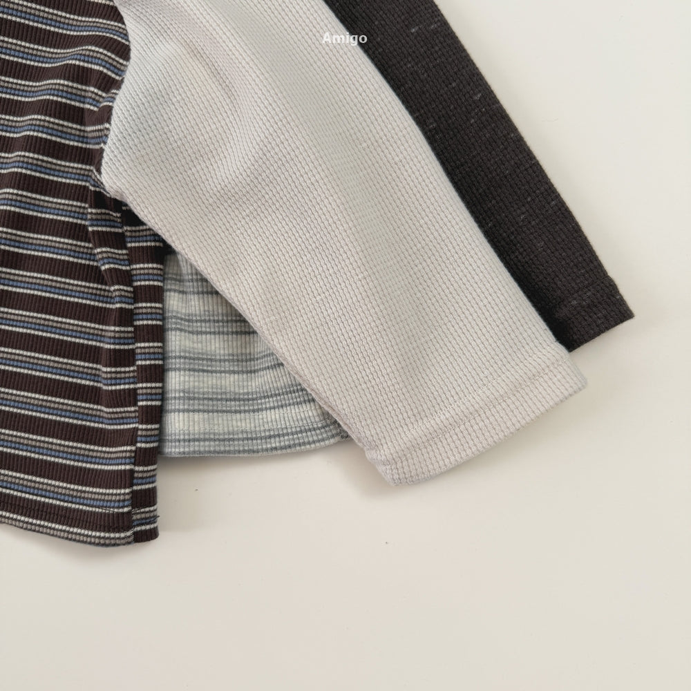 韓國童裝 26秋| AM07 Stripe Raglan T-shirt 上衣 (80-120)