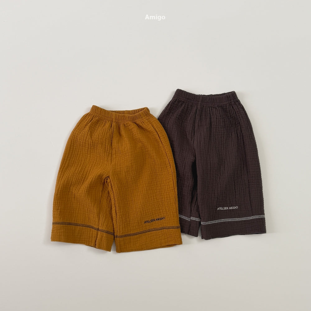 韓國童裝 26秋| AM37 Wide Pants 長褲 (80-120)