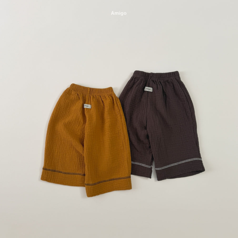 韓國童裝 26秋| AM37 Wide Pants 長褲 (80-120)