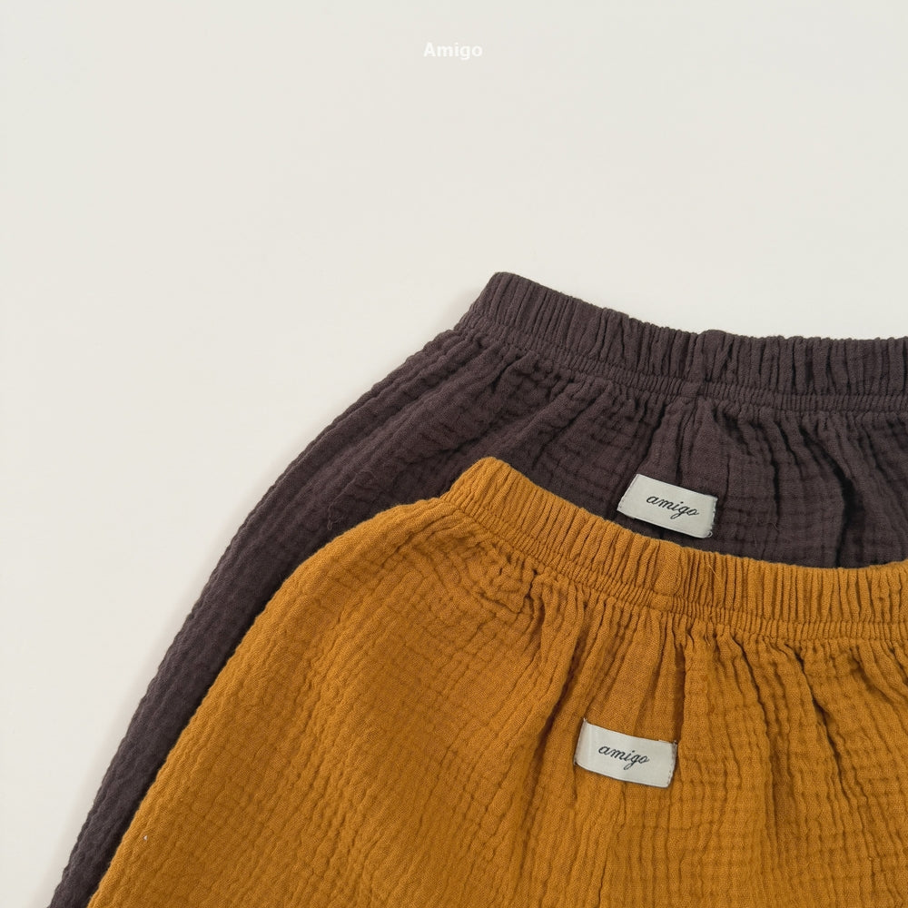 韓國童裝 26秋| AM37 Wide Pants 長褲 (80-120)