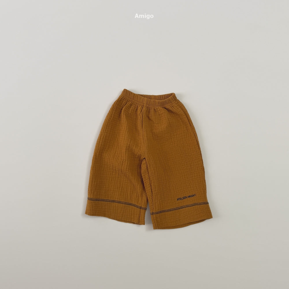 韓國童裝 26秋| AM37 Wide Pants 長褲 (80-120)