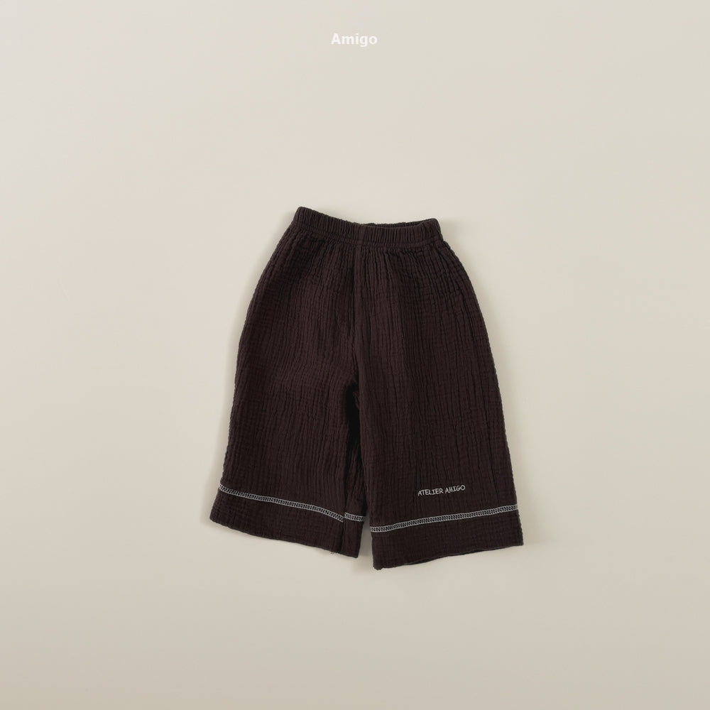 韓國童裝 26秋| AM37 Wide Pants 長褲 (80-120)