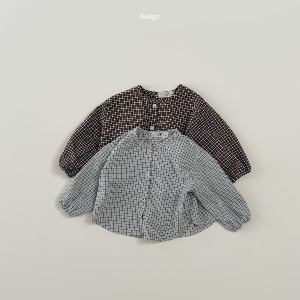韓國童裝 26秋| AM09 Nemo Shirring Shirt 襯衫 (80-120)