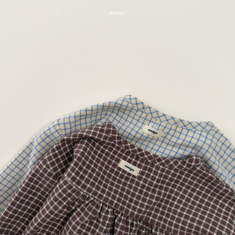 韓國童裝 26秋| AM09 Nemo Shirring Shirt 襯衫 (80-120)