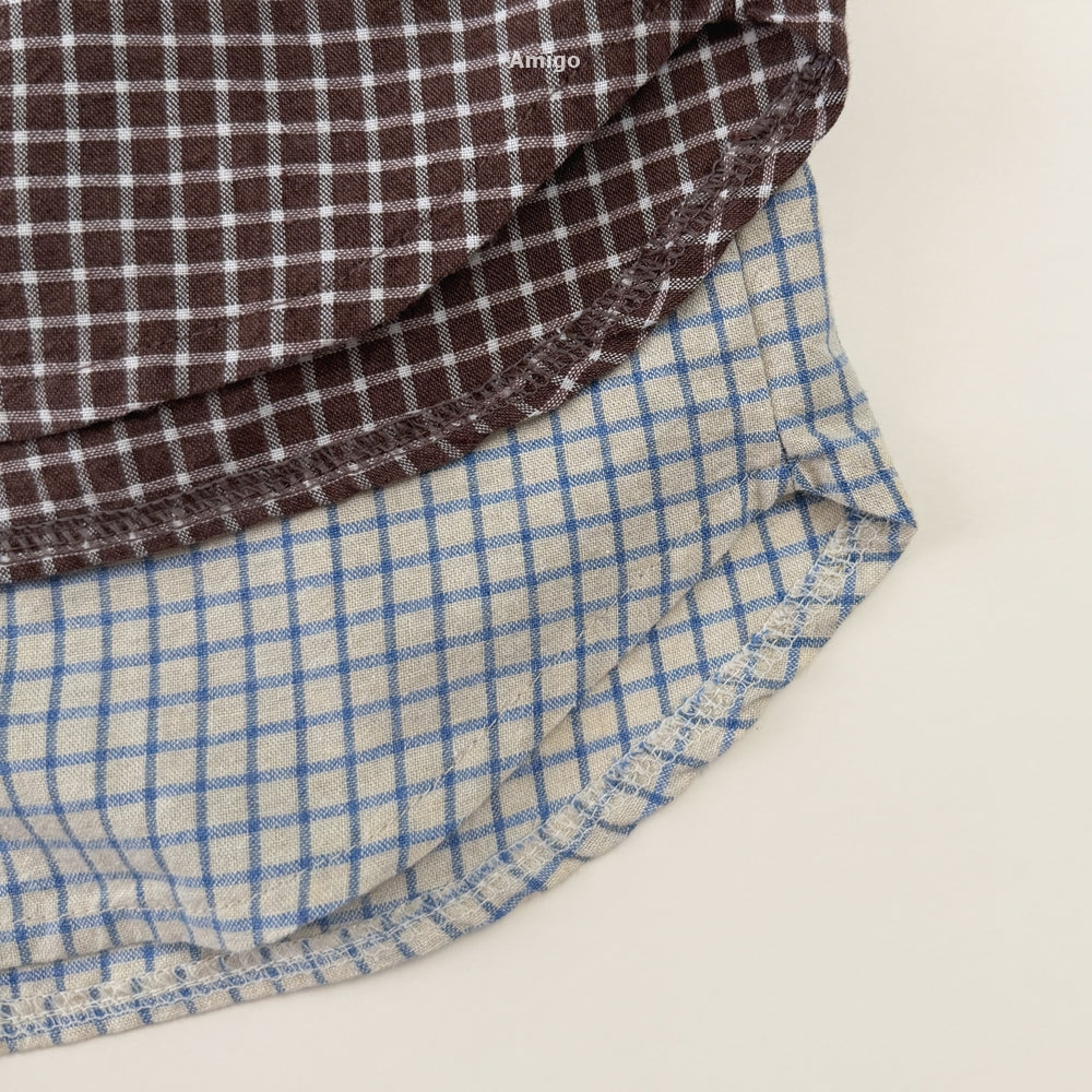 韓國童裝 26秋| AM09 Nemo Shirring Shirt 襯衫 (80-120)