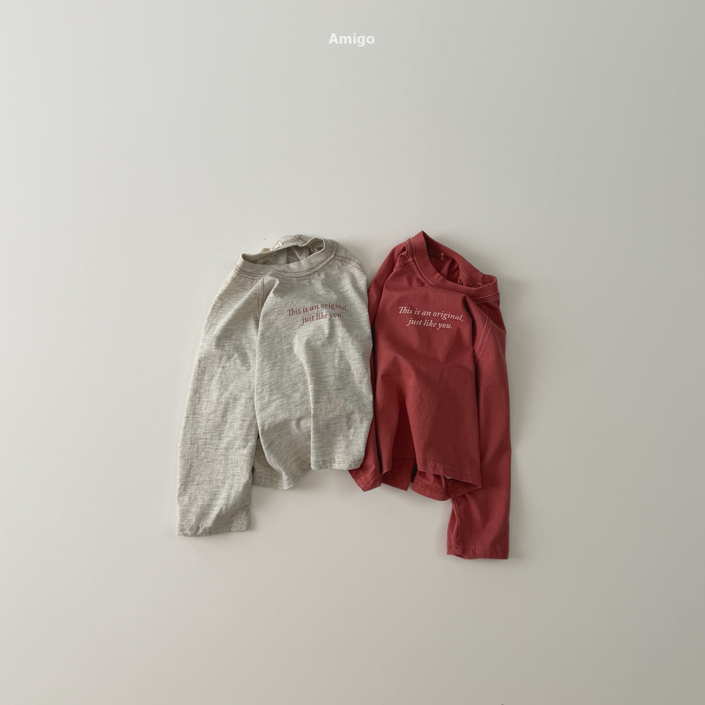 韓國童裝 26秋| AM14 Vanilla Stitch T-shirt 上衣 (80-120)