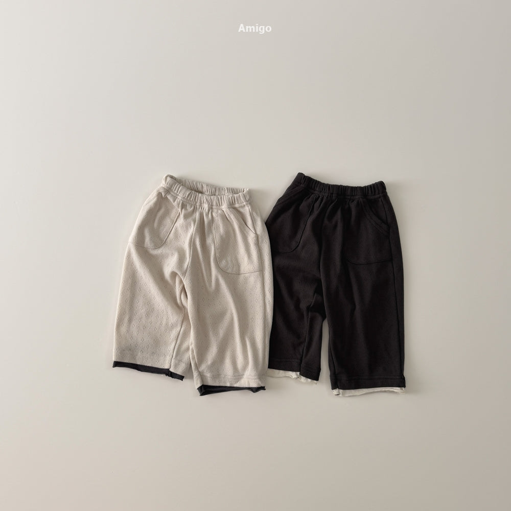 韓國童裝 26秋| AM27 Layered Pants 長褲 (80-120)