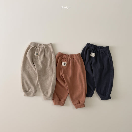 韓國童裝 26秋| AM36 Haute Waffle Pants 長褲 (80-120)
