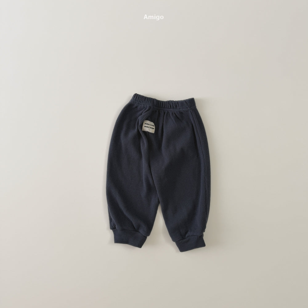 韓國童裝 26秋| AM36 Haute Waffle Pants 長褲 (80-120)