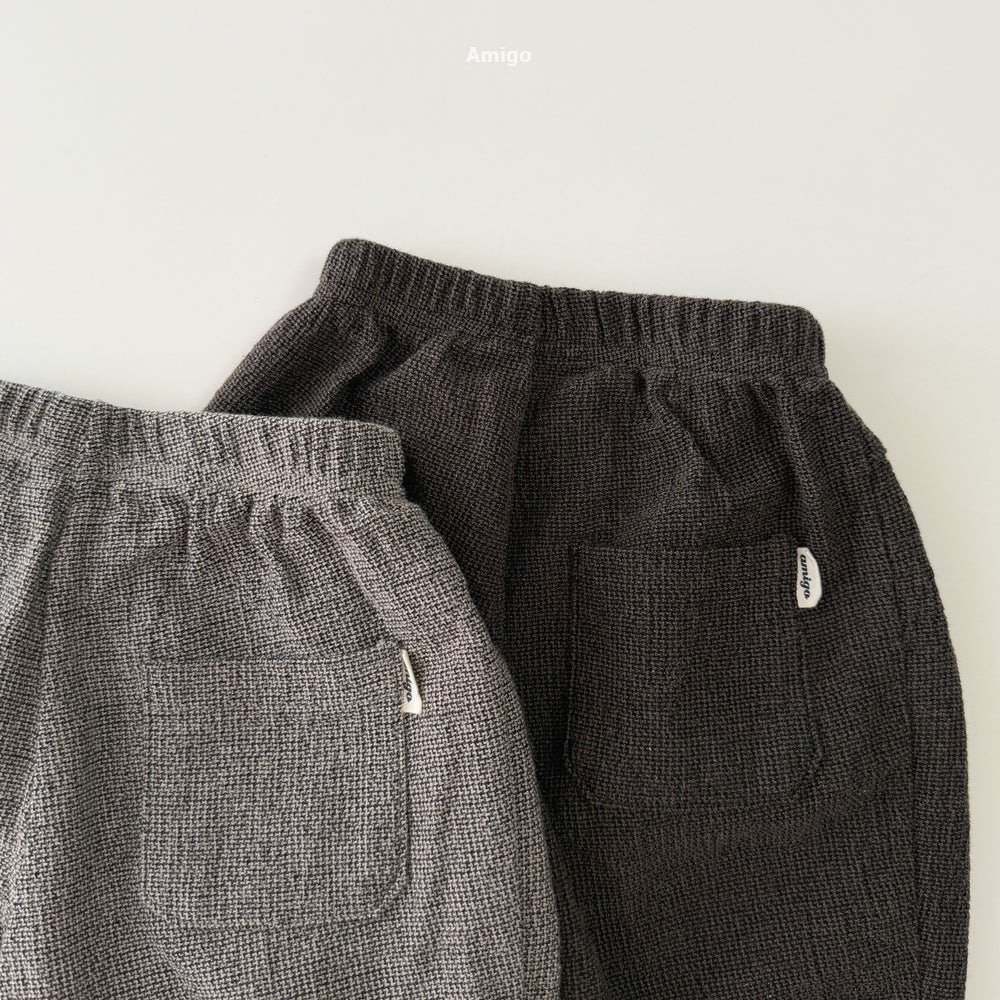 韓國童裝 26秋| AM38 Yoke Shirring Pants 長褲 (80-120)