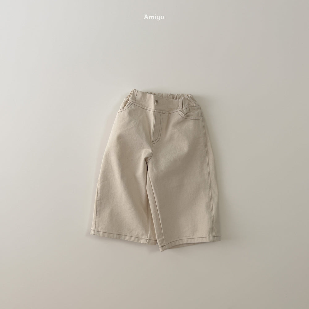 韓國童裝 26秋| AM35 Curve Denim Pants 牛仔褲 (80-120)