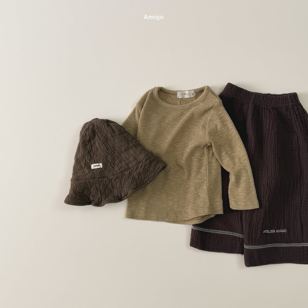 韓國童裝 26秋| AM37 Wide Pants 長褲 (80-120)