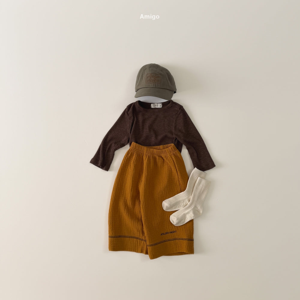 韓國童裝 26秋| AM37 Wide Pants 長褲 (80-120)