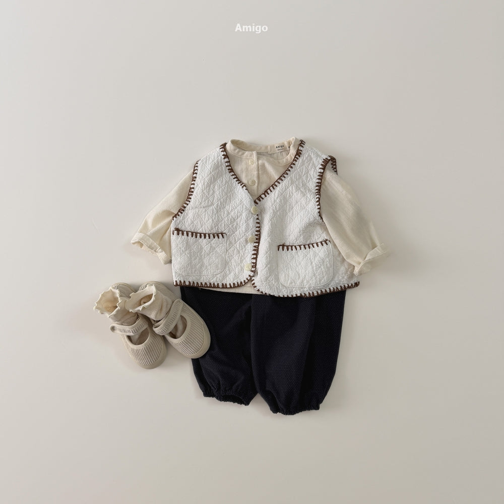 韓國童裝 26秋| AM08 Natural Peach Shirt 襯衫 (80-120)