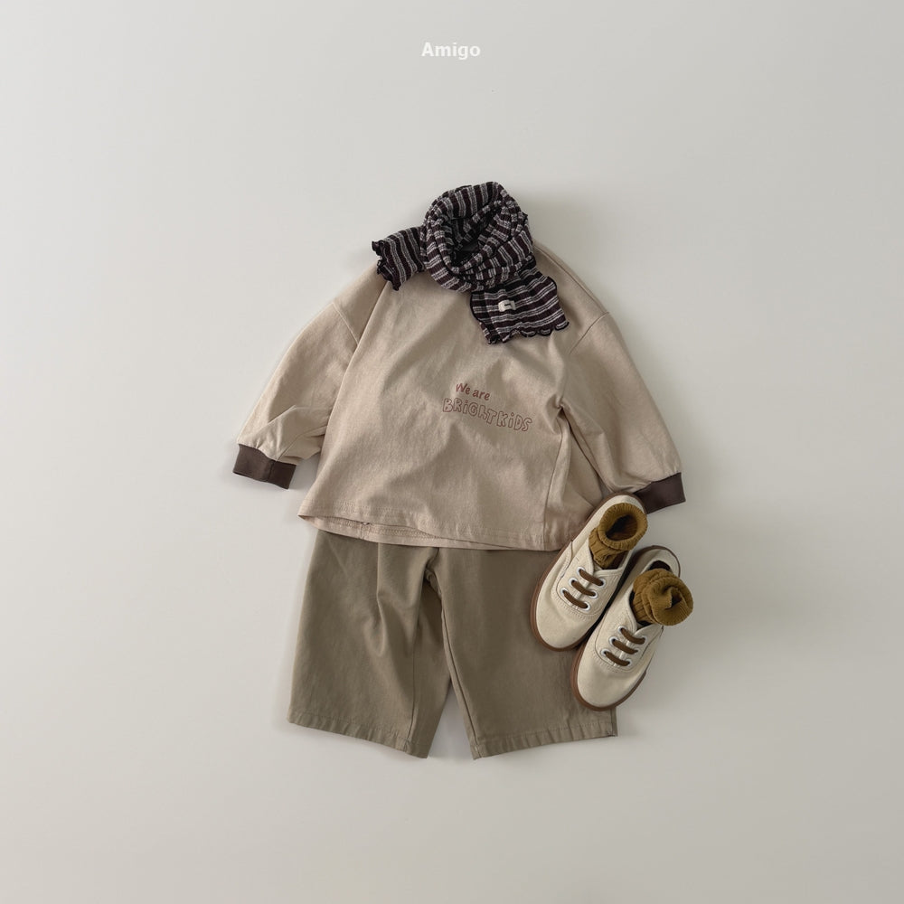 韓國童裝 26秋| AM16 Butter Cuffs T-shirt 上衣 (80-120)