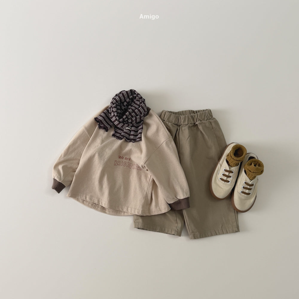 韓國童裝 26秋| AM16 Butter Cuffs T-shirt 上衣 (80-120)