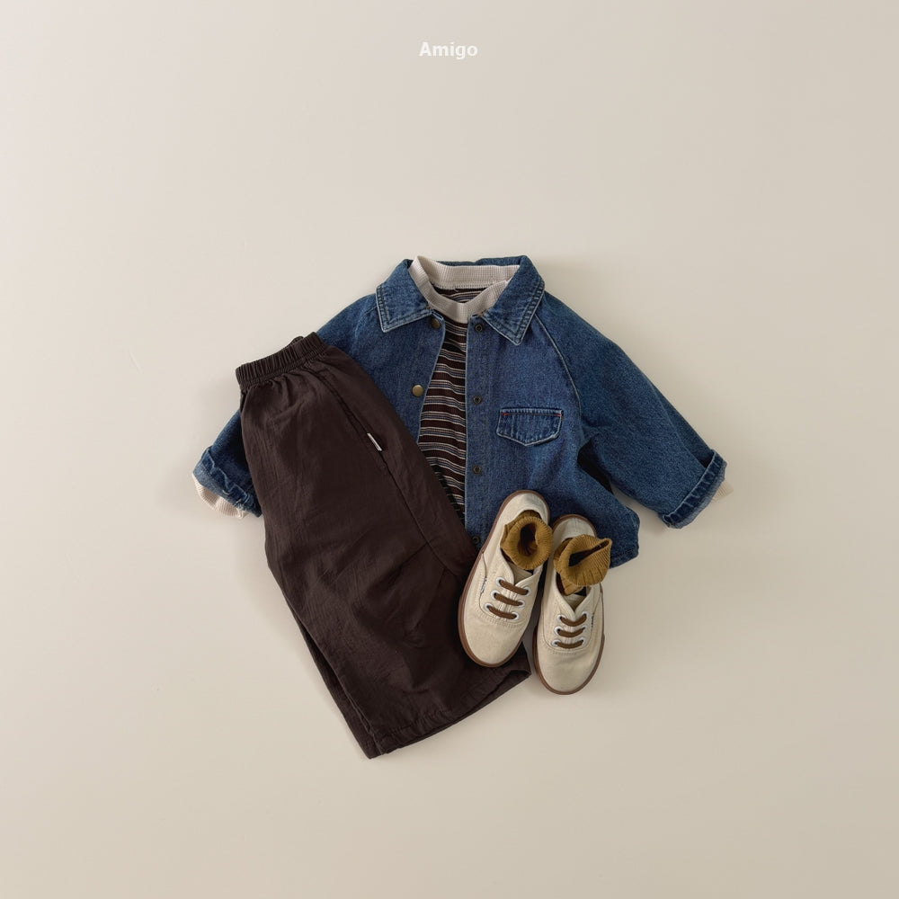 韓國童裝 26秋| AM30 Milky Pleated Pants 長褲 (80-120)
