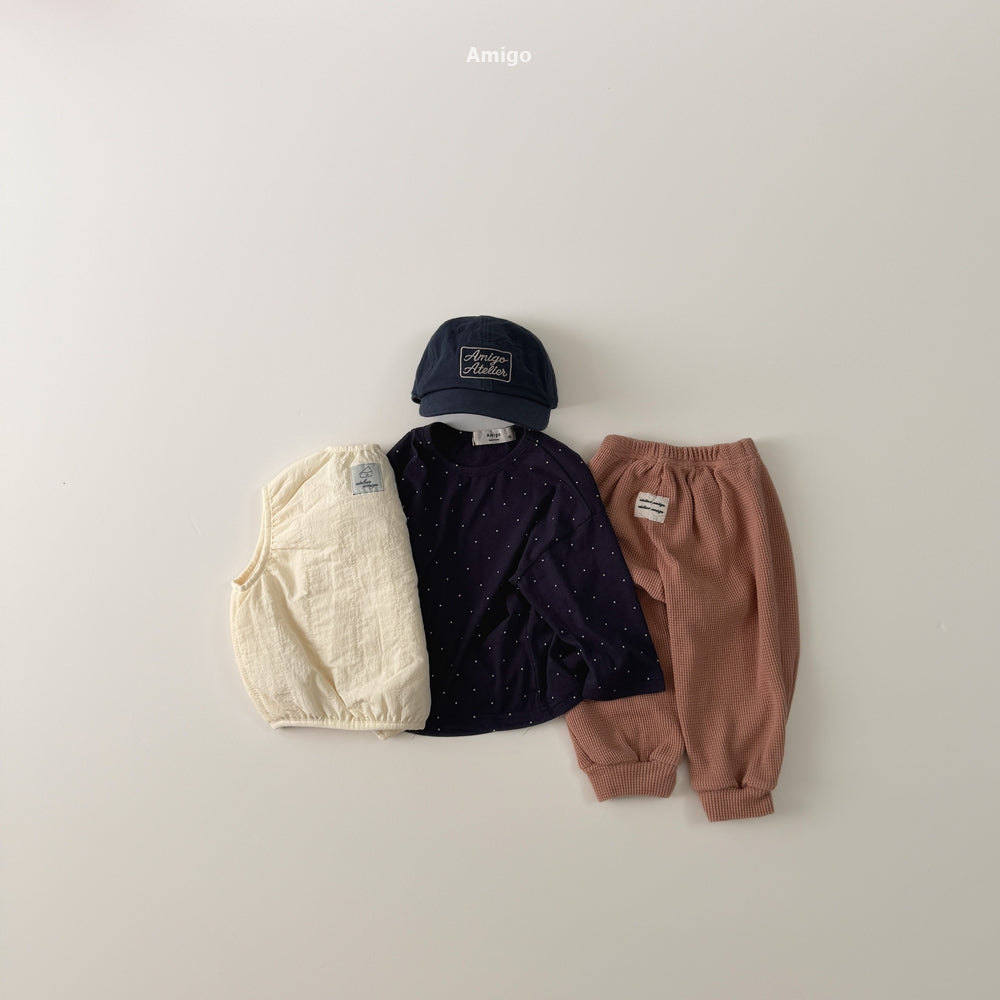 韓國童裝 26秋| AM11 Dot Tee 上衣 (80-120)