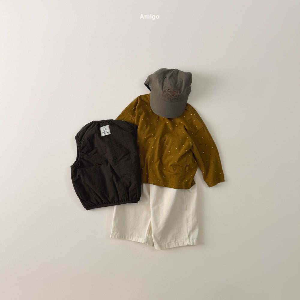 韓國童裝 26秋| AM11 Dot Tee 上衣 (80-120)