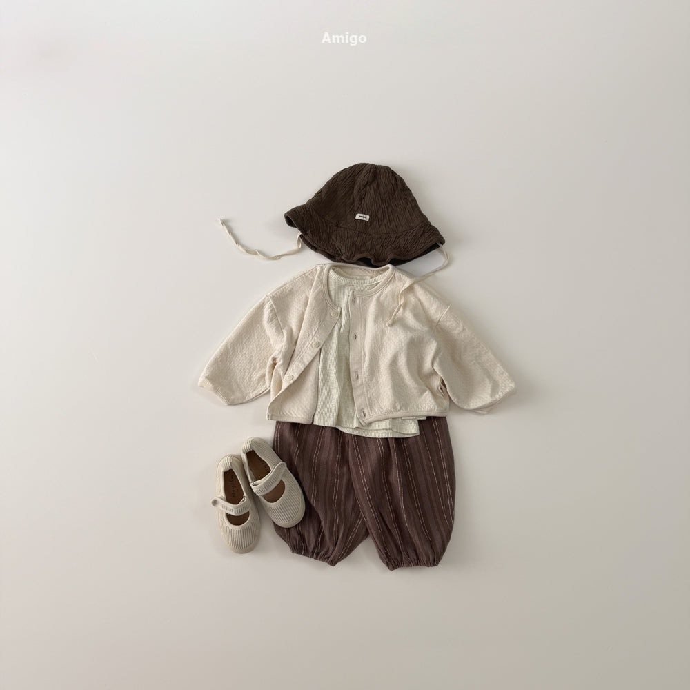韓國童裝 26秋| AM13 Ellie Ribbed T-shirt 上衣 (80-120)