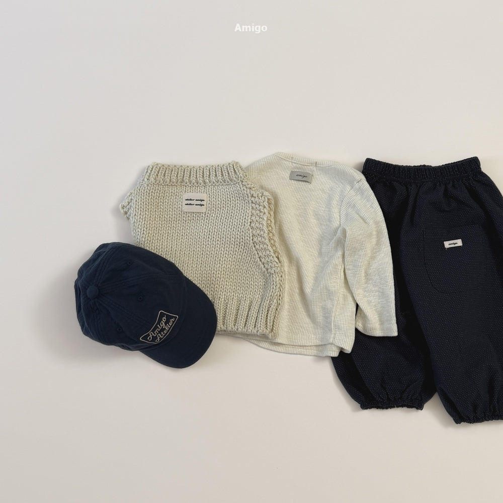 韓國童裝 26秋| AM13 Ellie Ribbed T-shirt 上衣 (80-120)