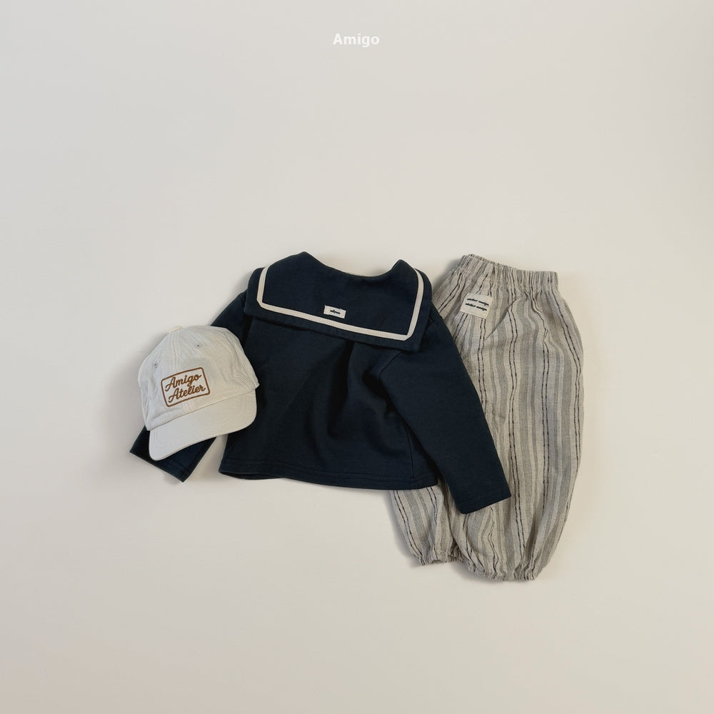 韓國童裝 26秋| AM18 Coco Sailor T-shirt 上衣 (80-120)