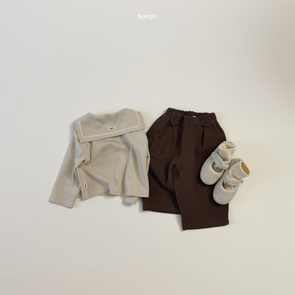 韓國童裝 26秋| AM18 Coco Sailor T-shirt 上衣 (80-120)