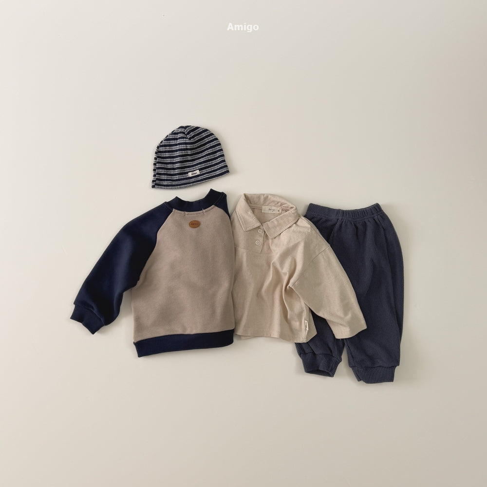 韓國童裝 26秋| AM36 Haute Waffle Pants 長褲 (80-120)