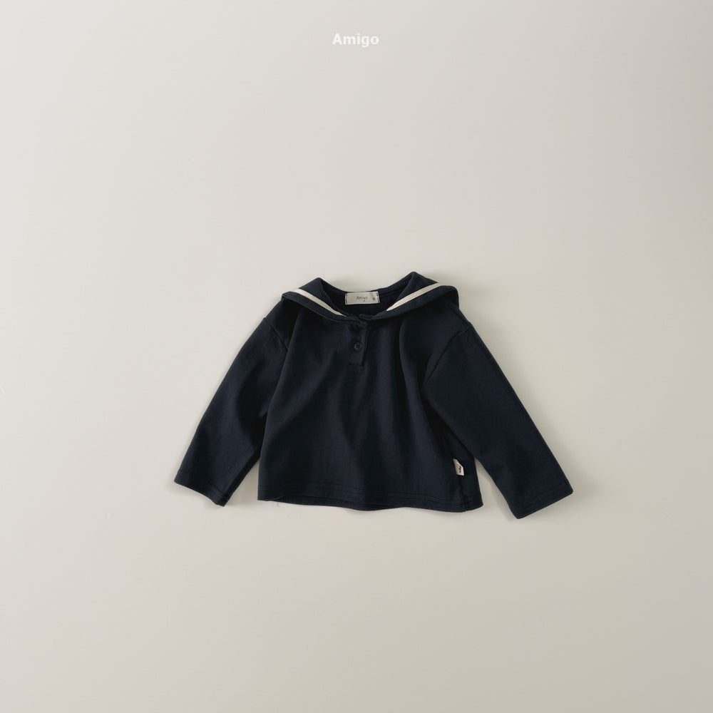 韓國童裝 26秋| AM18 Coco Sailor T-shirt 上衣 (80-120)