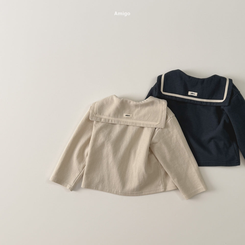 韓國童裝 26秋| AM18 Coco Sailor T-shirt 上衣 (80-120)