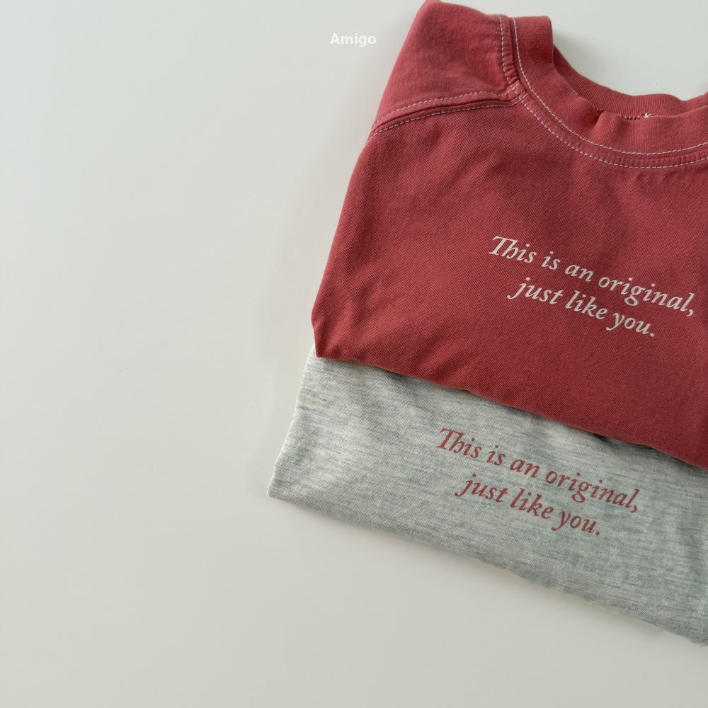 韓國童裝 26秋| AM14 Vanilla Stitch T-shirt 上衣 (80-120)