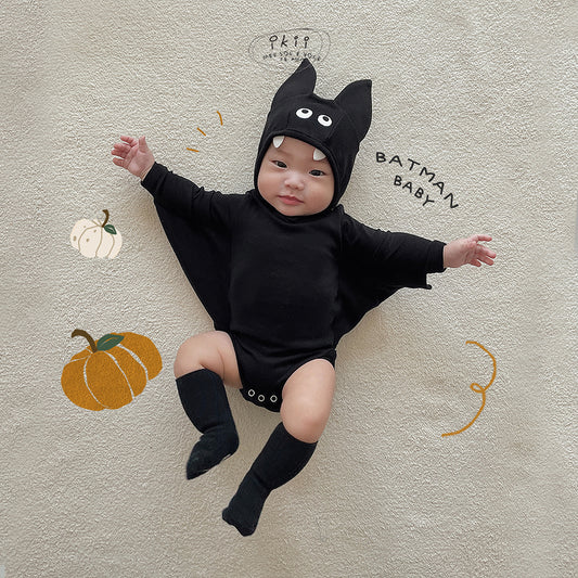 Halloween 蝙蝠俠2件套裝 （長袖連身衣+帽子）