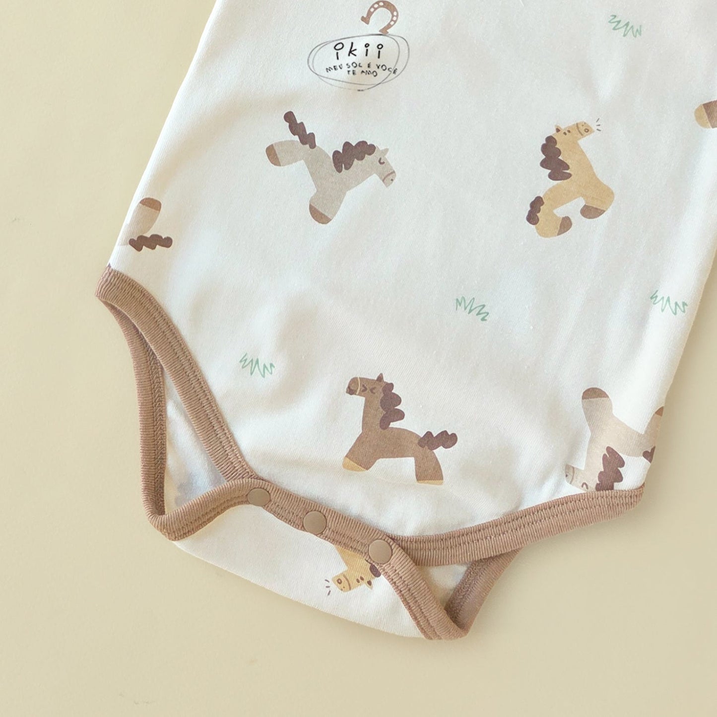 【現貨+預訂】ikii / Horse Baby 可愛馬仔連身衣連帽套裝 (Farm Horse)