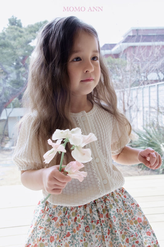 韓國童裝 26夏| MN02 Popcorn Cardigan 爆米花針織外套 (90-130cm)