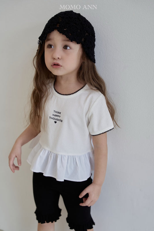 韓國童裝 26夏| MN07 Windy Frill Tee 溫蒂荷葉邊T恤 (90-140cm)