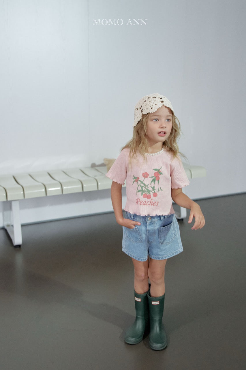 韓國童裝 26夏| MN17 Pocket Short Denim 口袋牛仔短褲 (90-140cm)