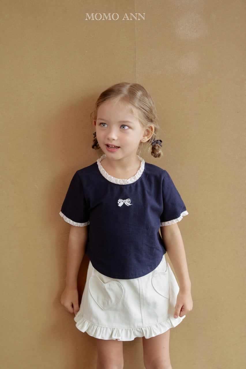 韓國童裝 26夏| MN28 Frill Heart Skirt 荷葉邊愛心裙 (90-130cm)