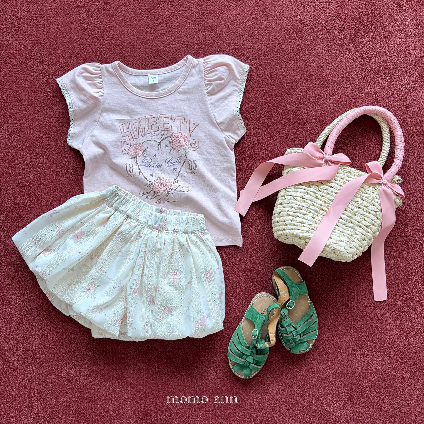 韓國童裝 26夏| MN45 Garden Pants 燈籠褲
