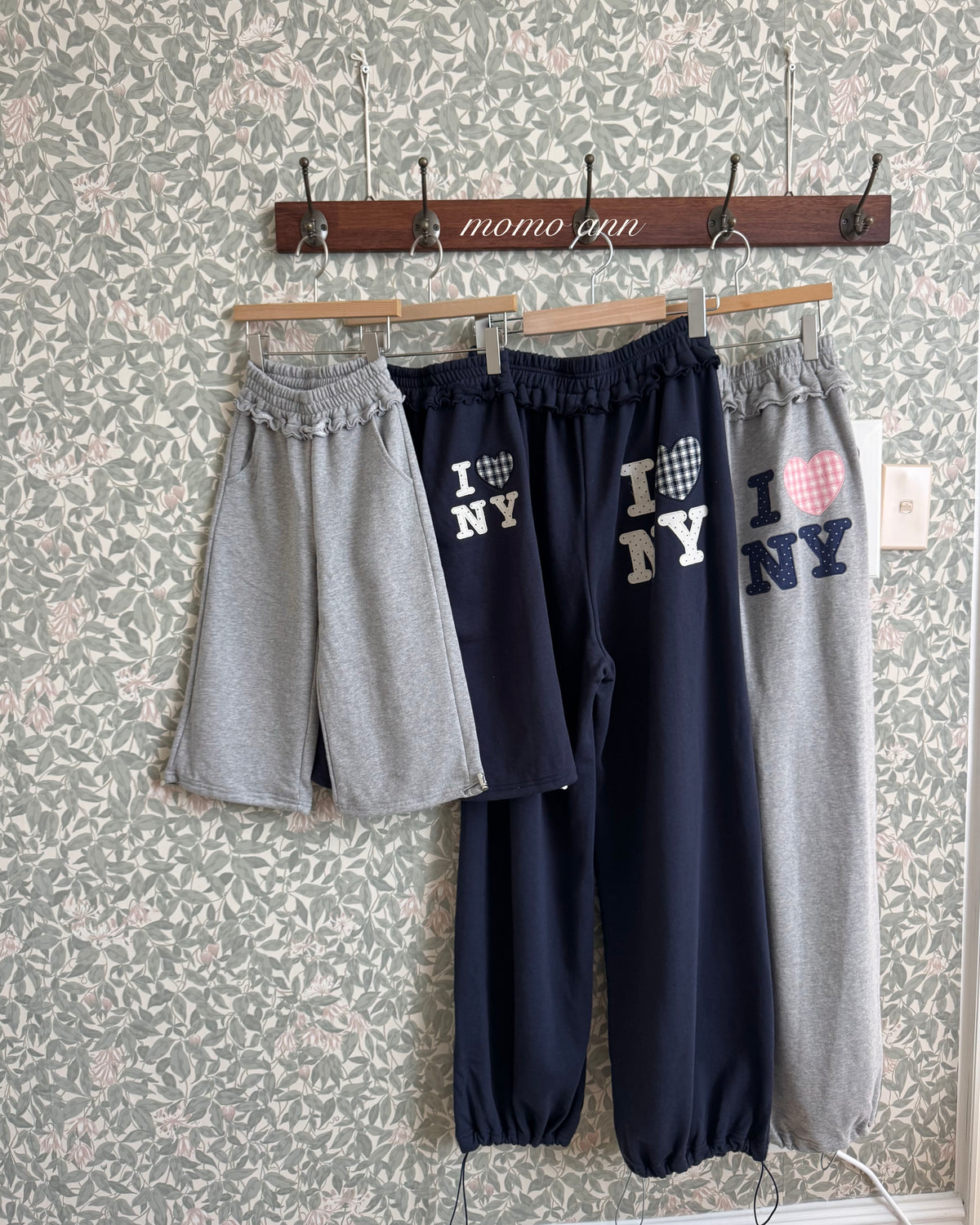 韓國童裝 26秋| MN19 New York Sweatpants 長褲 (90-140)