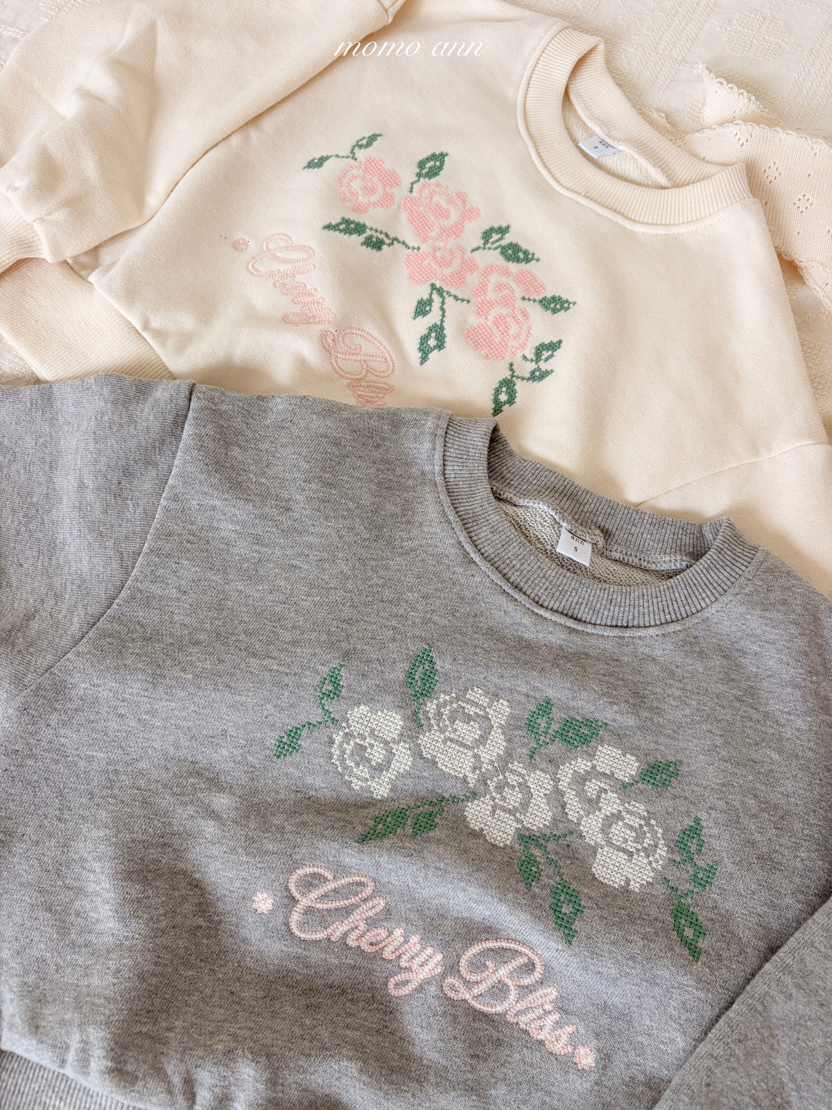 韓國童裝 26秋| MN11 Rose Sweatshirt 衛衣 (80-130)