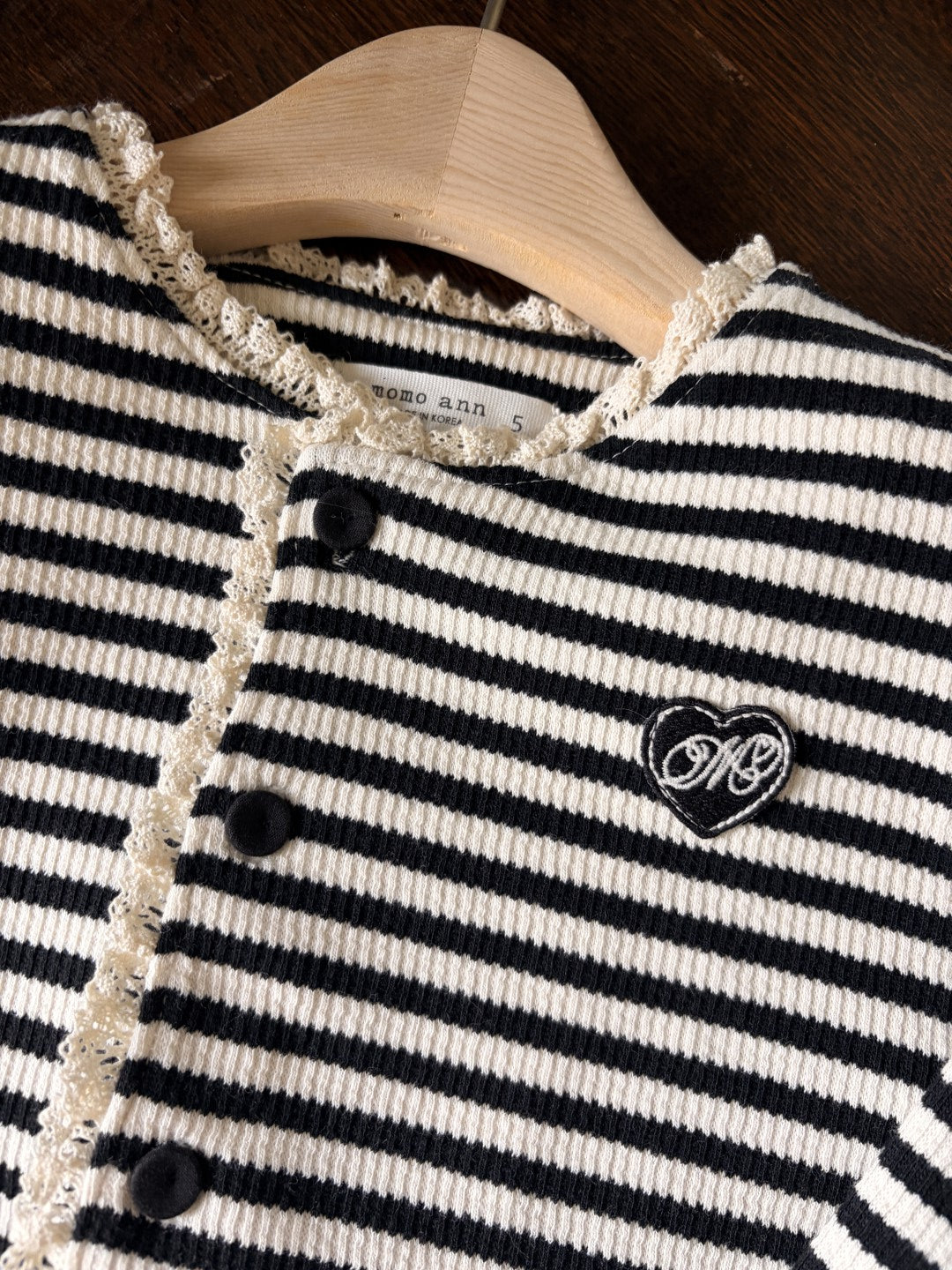 韓國童裝 26秋| MN18 Stripe Cardigan 外套/開衫 (90-140)