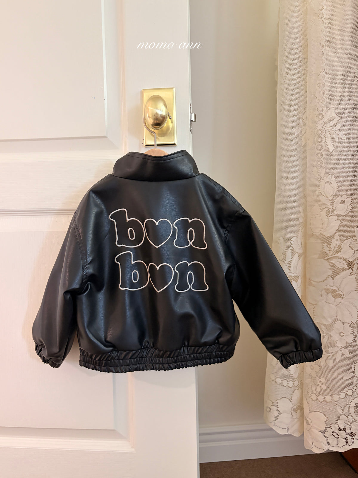 韓國童裝 26秋| MN16 Leather Jacket 外套 (90-130)