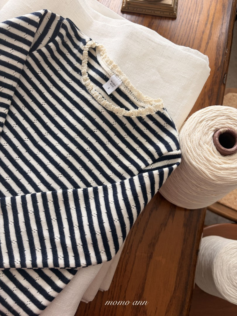 韓國童裝 26秋| MN26 Connie Stripe Tee 上衣 (80-140)