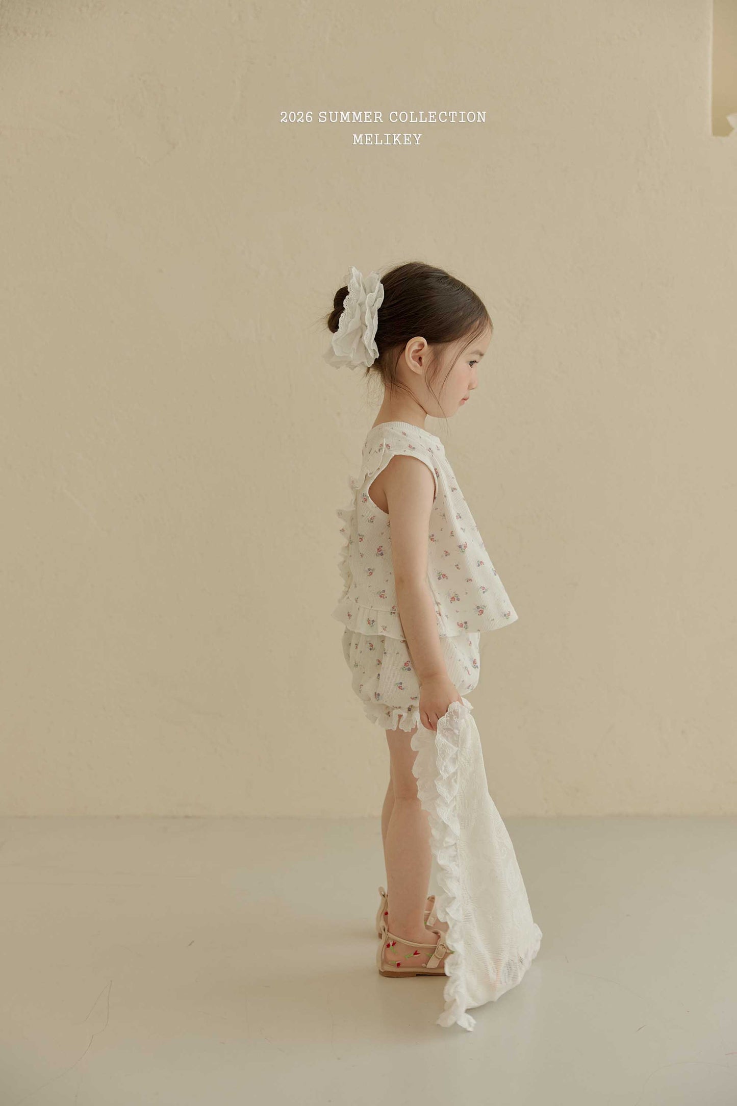 韓國童裝 26夏| ME64 Lace Frill BAG 蕾絲荷葉邊包包 (FREE)