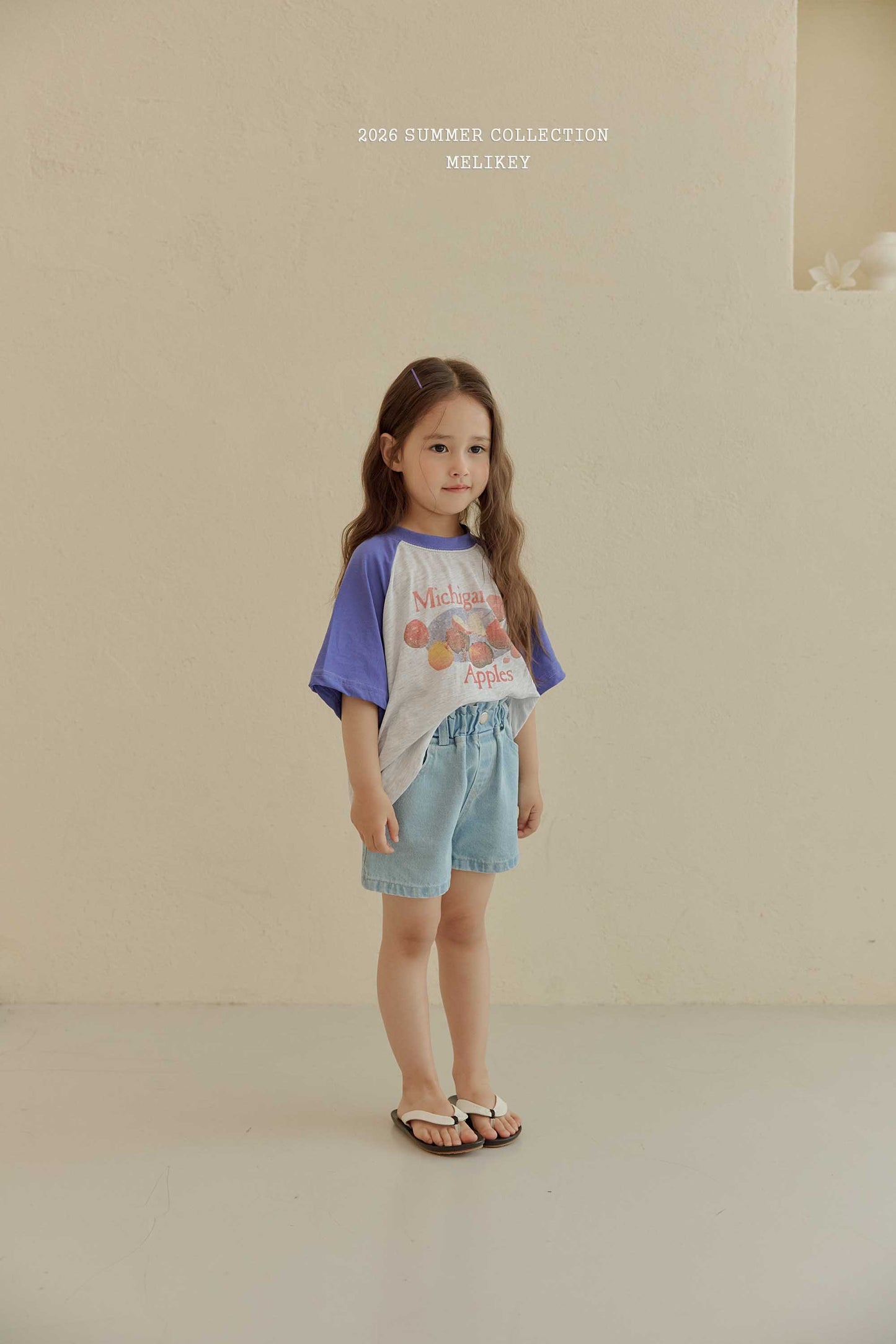 韓國童裝 26夏| ME40 Apple Raglan T 蘋果插肩T恤 (80-140cm)
