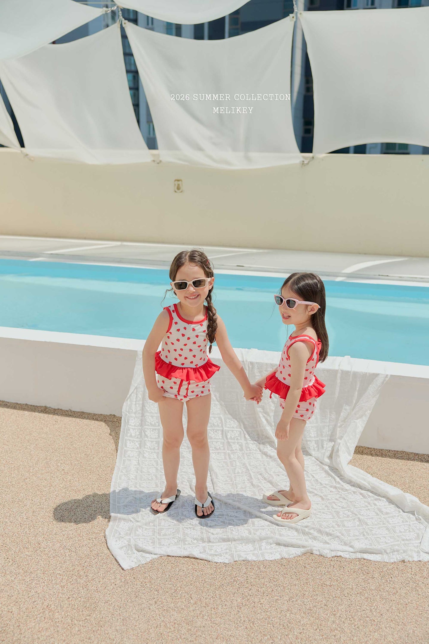 韓國童裝 26夏| ME59 Berry Swim SET 莓果泳裝套組 (90-130cm)