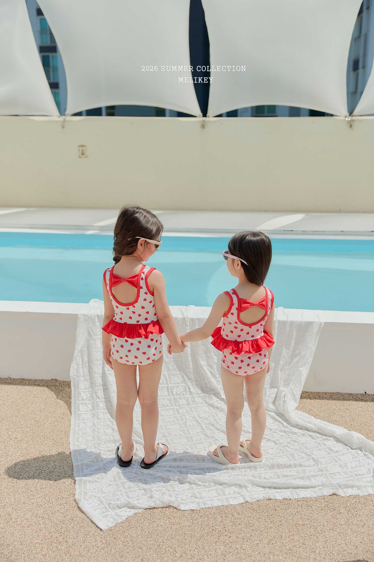 韓國童裝 26夏| ME59 Berry Swim SET 莓果泳裝套組 (90-130cm)