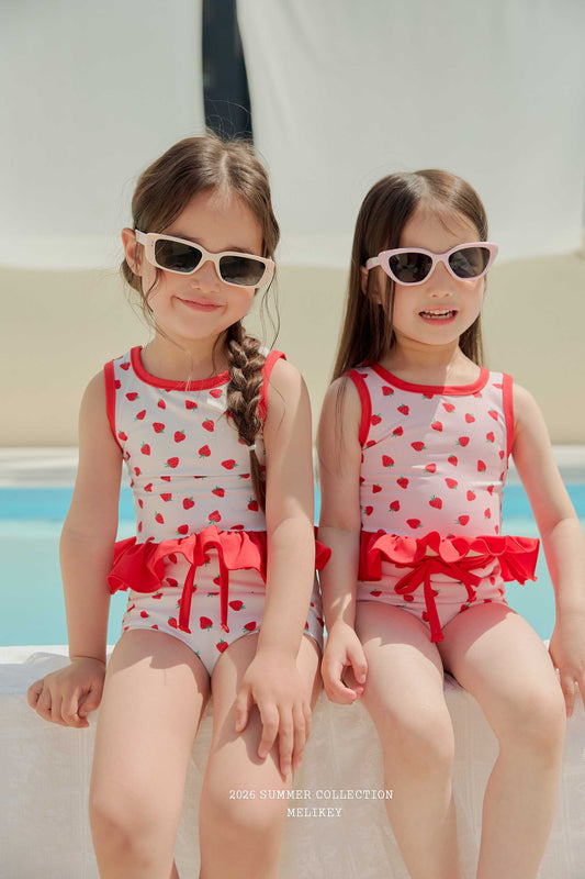 韓國童裝 26夏| ME59 Berry Swim SET 莓果泳裝套組 (90-130cm)