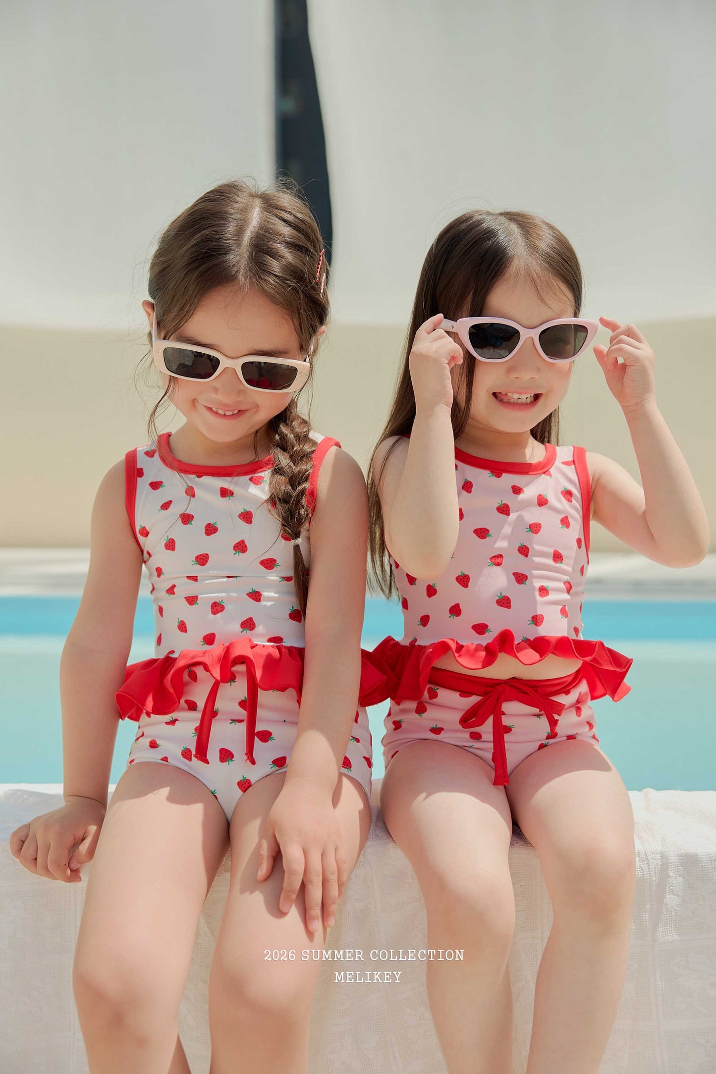 韓國童裝 26夏| ME59 Berry Swim SET 莓果泳裝套組 (90-130cm)