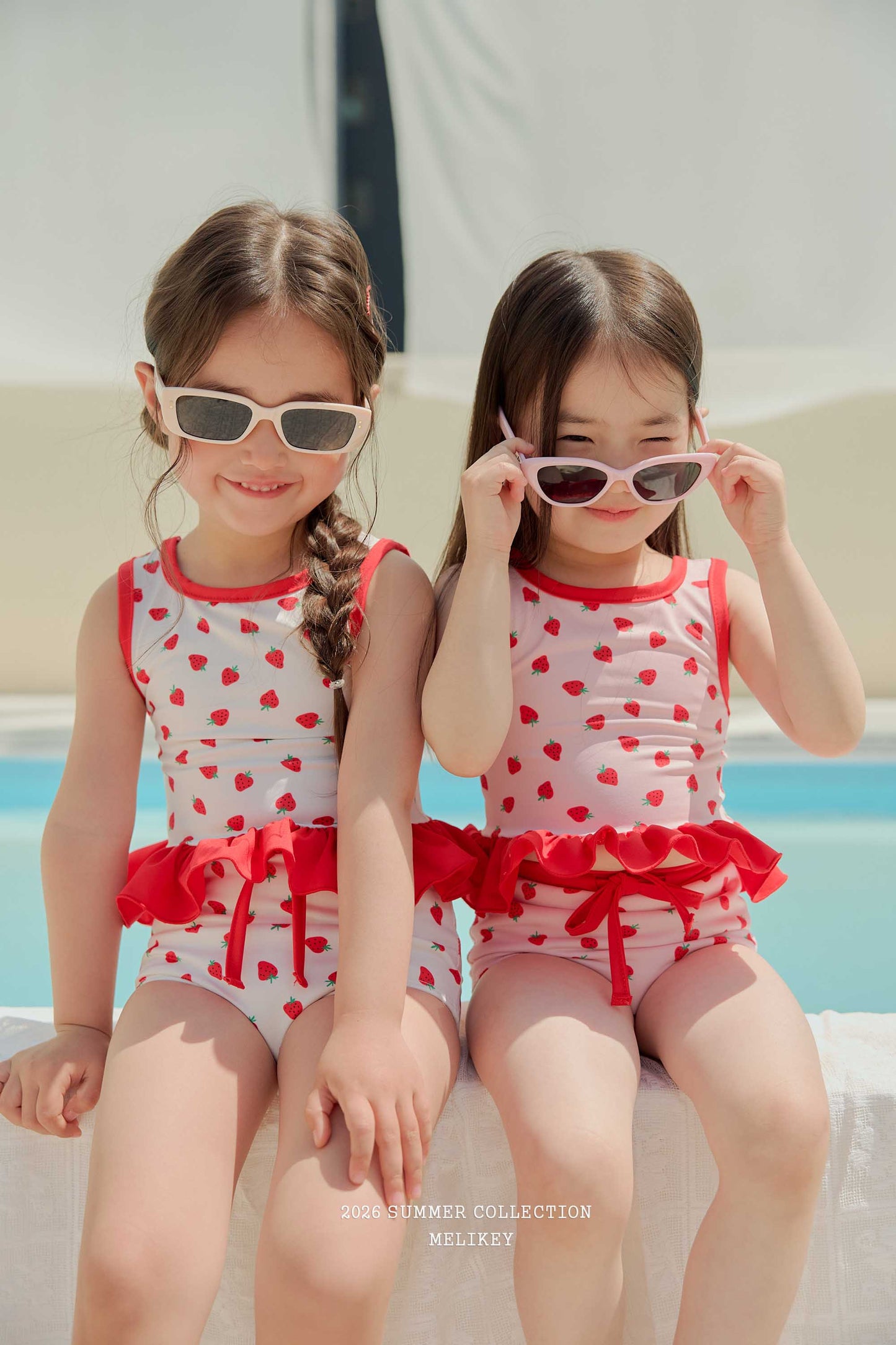 韓國童裝 26夏| ME59 Berry Swim SET 莓果泳裝套組 (90-130cm)